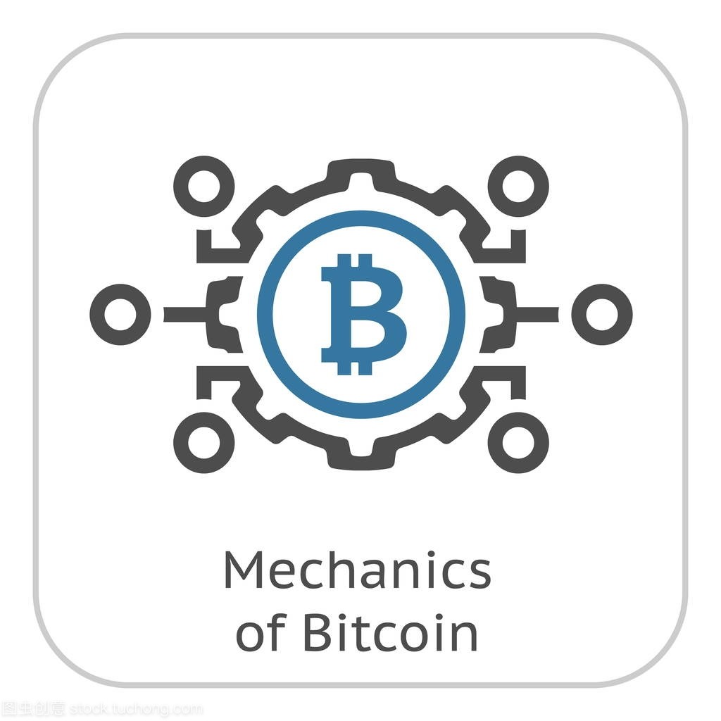 比特币图标的力学解析 信息技术咨询服务的数字化象征
